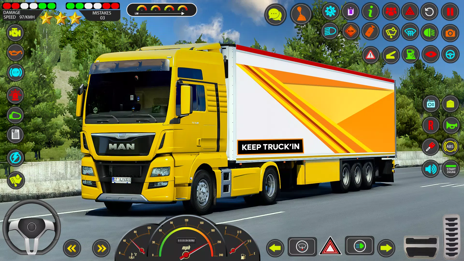 Euro Truck Games Sim 3d 스크린 샷 1