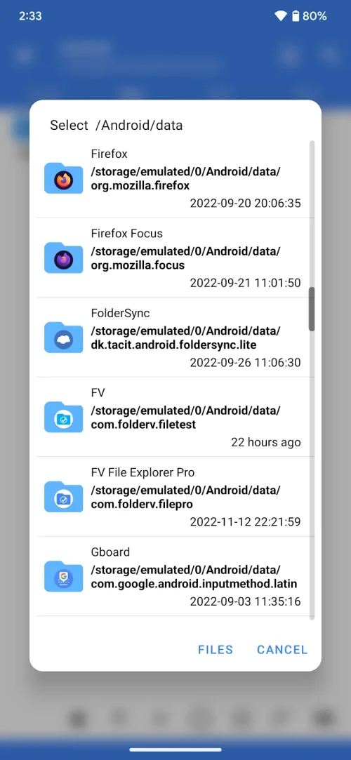 FV File Pro captura de pantalla 3