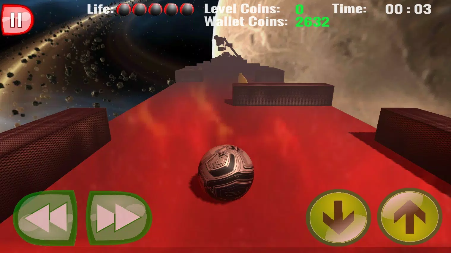 Space Ball: Balance Game ภาพหน้าจอ 2