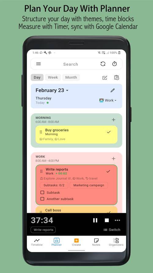 Journal it! - Bullet, Planner screenshot 2