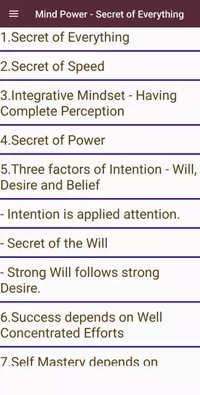 Secret of Mind Power: Success ảnh chụp màn hình 2