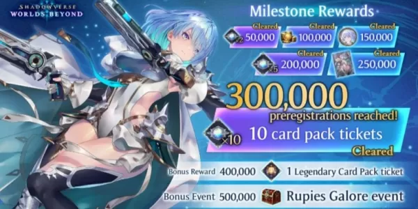 Shadowverse: Worlds Beyond 300K Ön Kayıtlar, Yeni Kilometre Taşlarını Açıklıyor