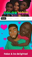 Color Noir Coloring Book App ကိုဖန်သားပြင်1