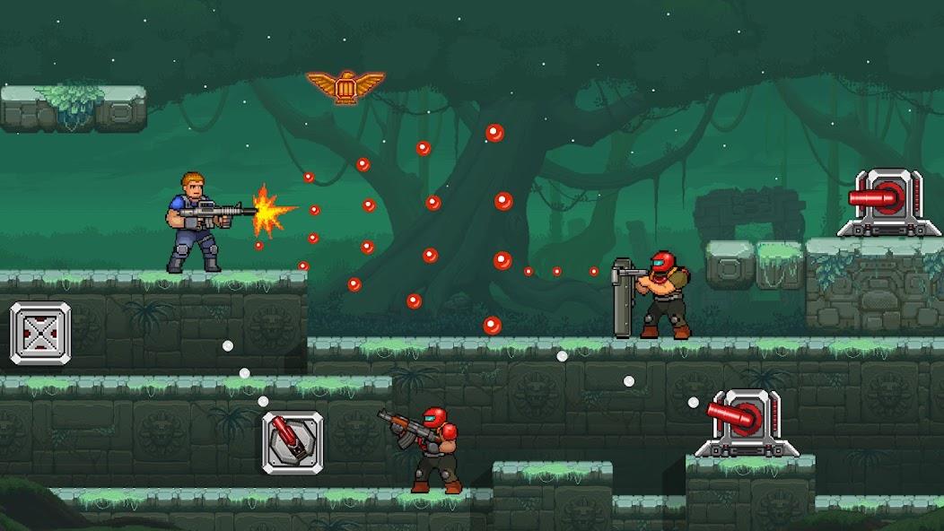 Gun Force Side-scrolling Game Mod ảnh chụp màn hình 2