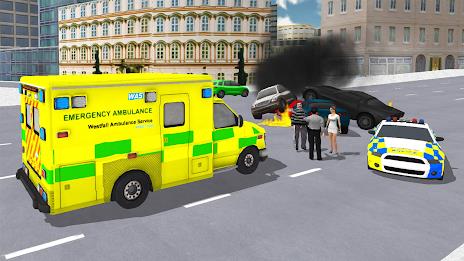 Ambulance Simulator Car Driver Screenshot 4