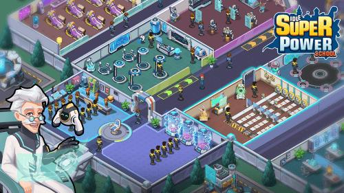 ภาพหน้าจอ Idle Superpower School 2