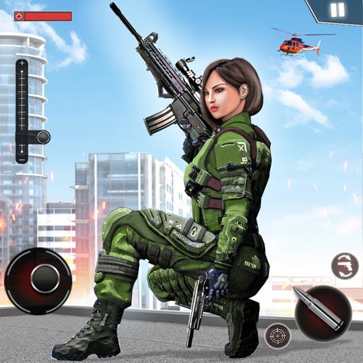 Army Sniper Gun Games Offline ကိုဖန်သားပြင်1