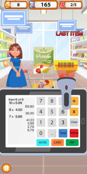 Supermarket Cashier Simulator Mod ekran görüntüsü 1