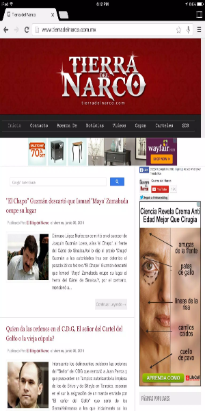 El Blog del Narco Screenshot 1
