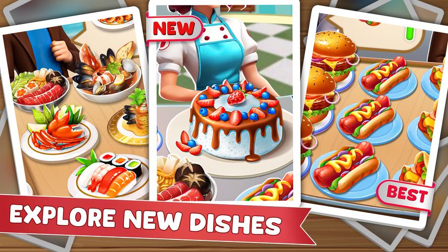Cooking Day Master Chef Games экрана 3