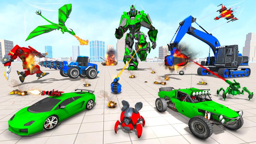 Mech Robot Transforming Game Screenshot 2