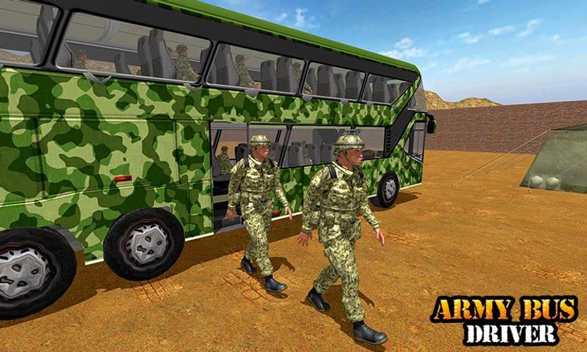 Army Bus Transporter Coach Fun屏幕截圖4