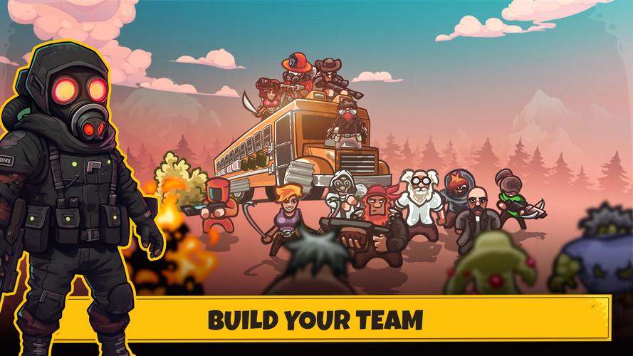 Dead World Heroes: Zombie Rush screenshot 1