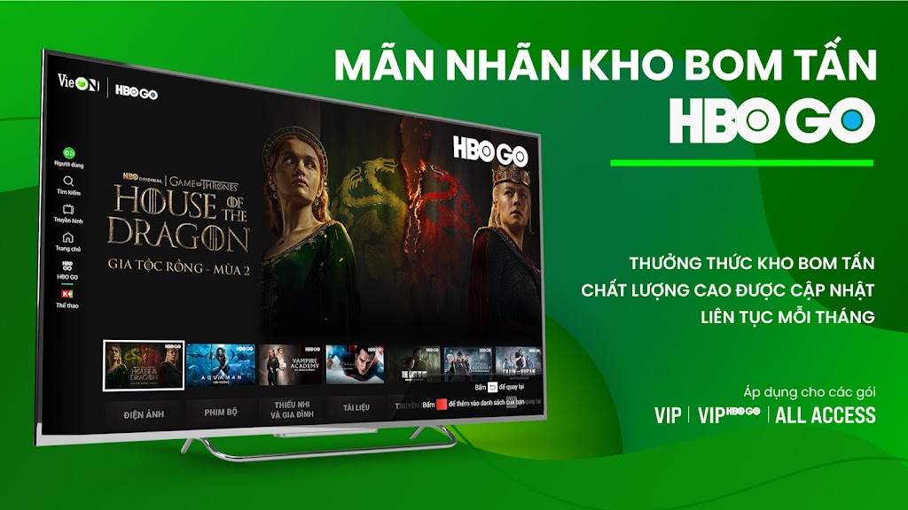 VieON for Android TV ảnh chụp màn hình 4