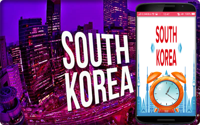 South Korea time ảnh chụp màn hình 1