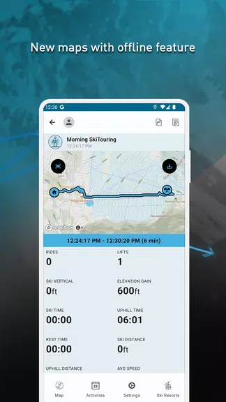 SkiPal - Accurate Ski Tracks screenshot 4