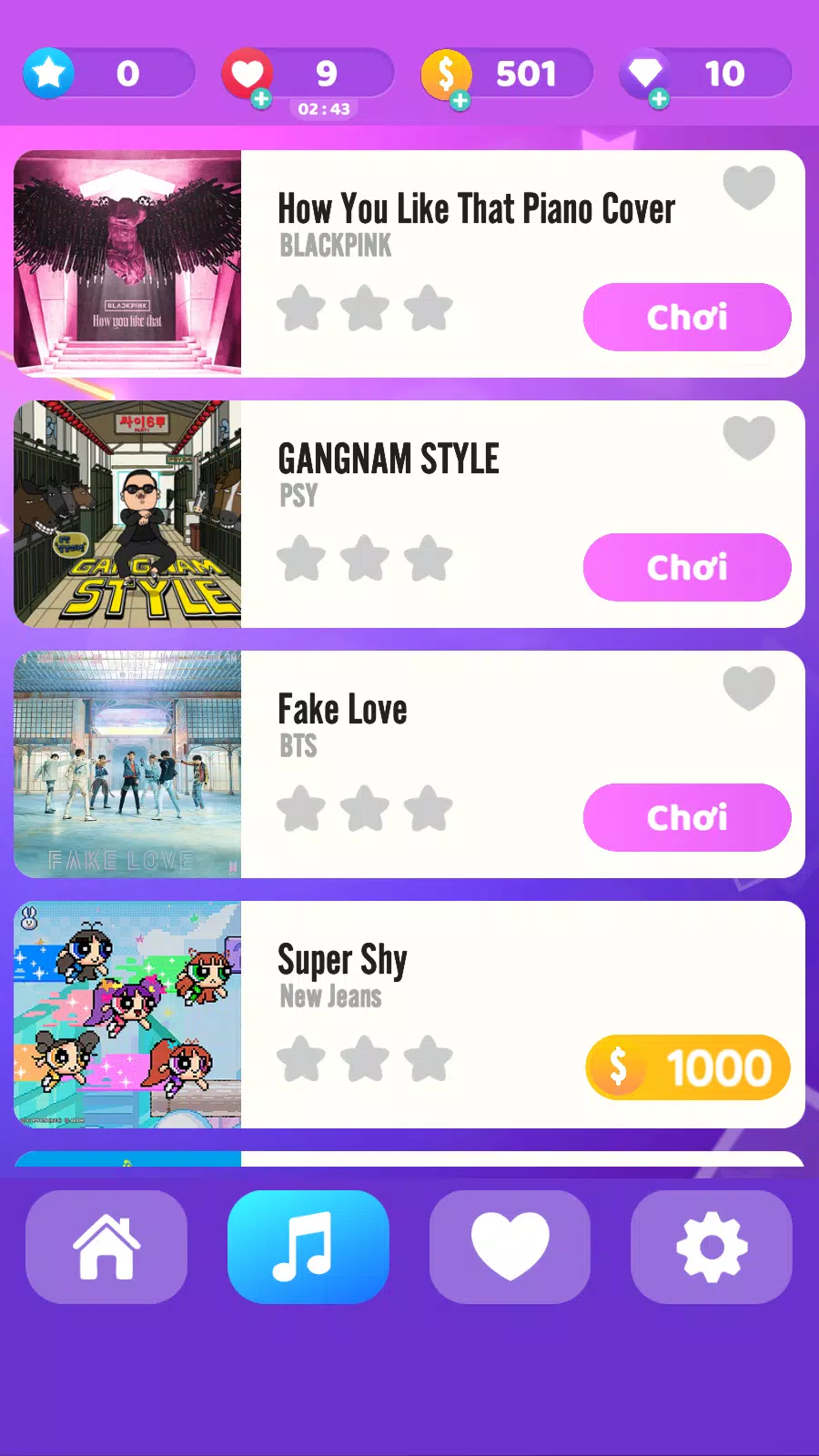 Pink Piano Tiles Kpop 2025应用截图第1张