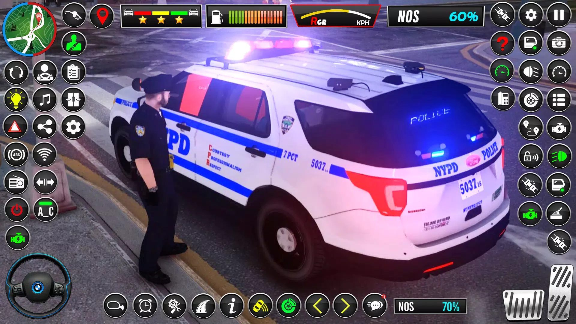 US Police Car Chase Car Game Capture d’écran2