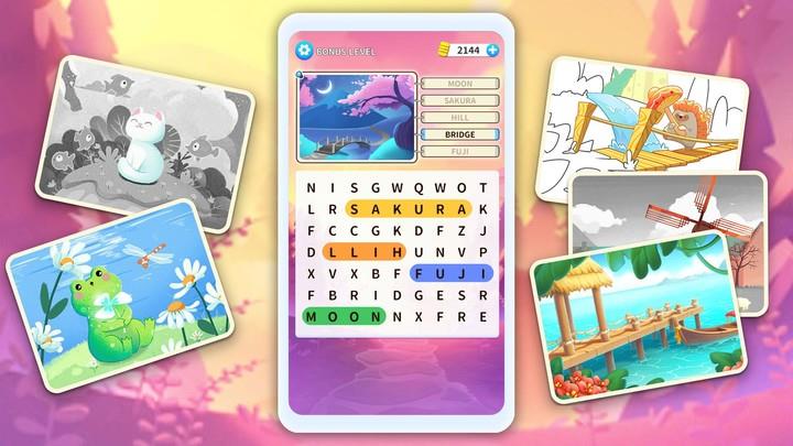 Ring of Words: Word Finder ảnh chụp màn hình 1