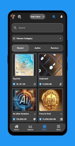 Screenshot Fone Network AI, Earning, NFTs 4