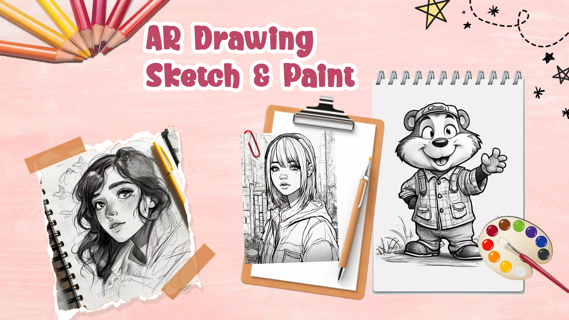 Draw Anime: AR Drawing Sketch 스크린 샷 1