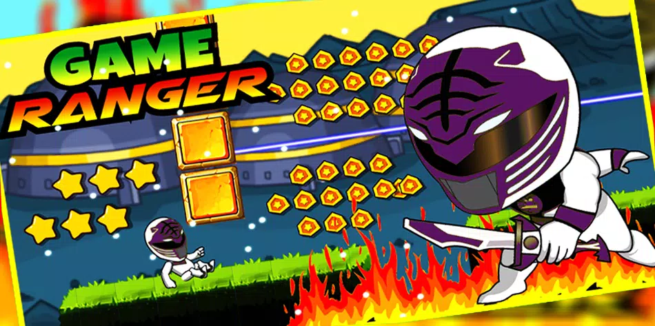 Superheroes Dino Rangers Dash captura de pantalla 2