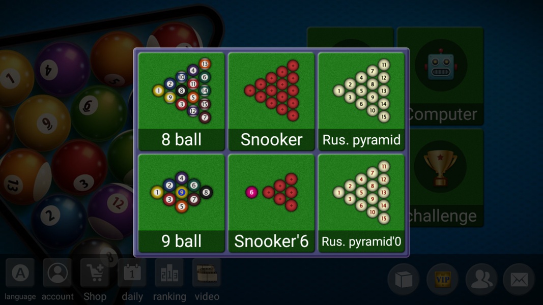 Hi! Billiards ekran görüntüsü 2