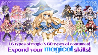 Magical Girl: Idle Pixel Hero 스크린샷 2