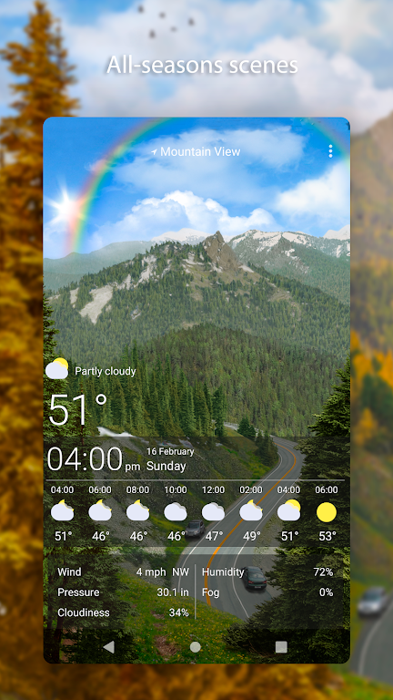 Weather Live Wallpapers Capture d’écran3