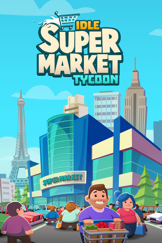 Idle Supermarket Tycoon Modスクリーンショット1