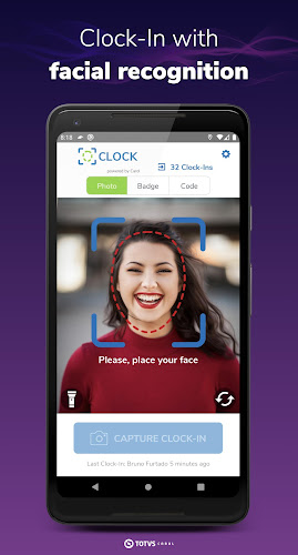 TOTVS RH Clock In ekran görüntüsü 1