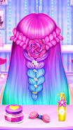 Fashion Braid Hair Salon Games Screenshot 1