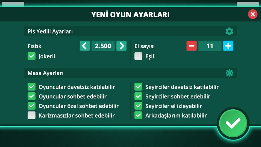 Pis Yedili Online ekran görüntüsü 3