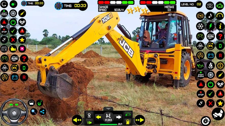 Real Snow Excavator - JCB स्क्रीनशॉट 2