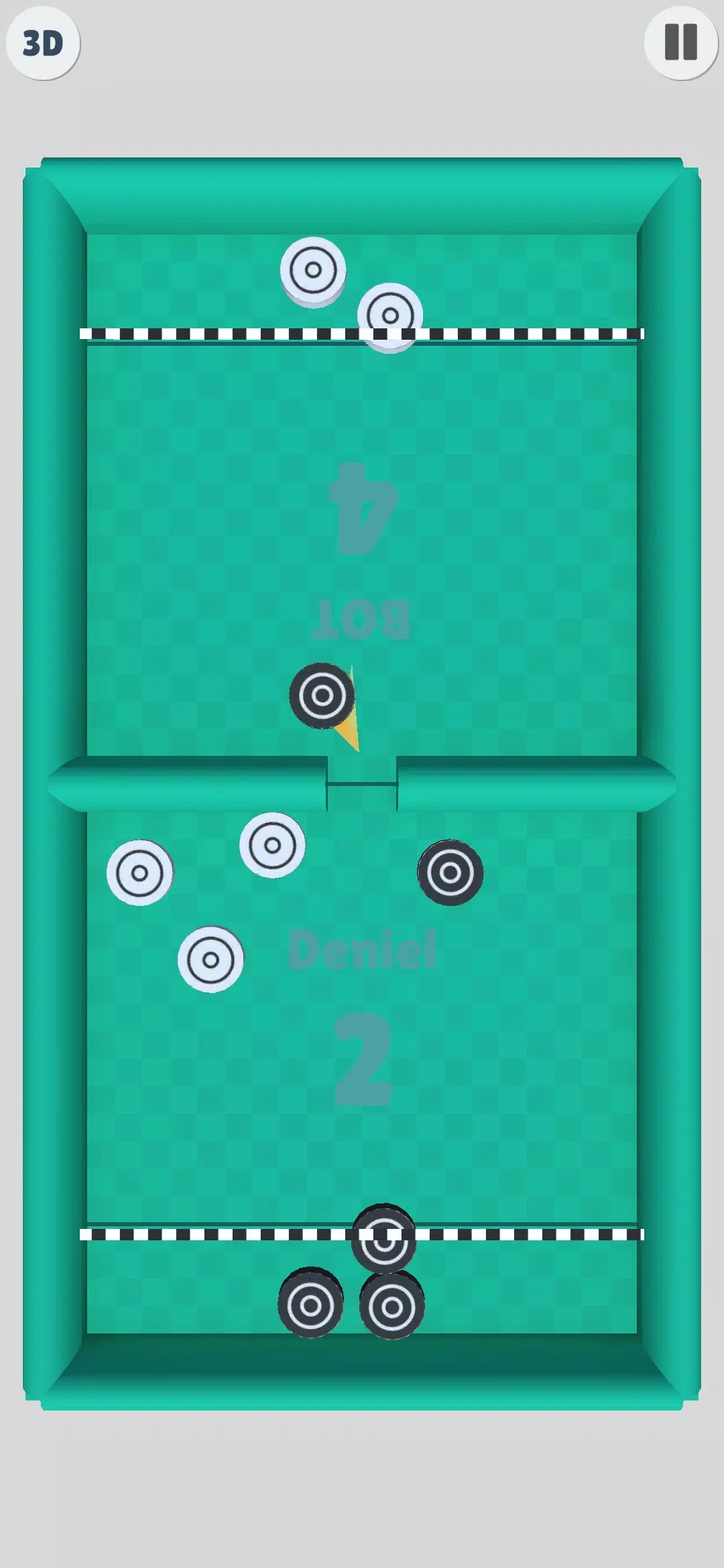 ภาพหน้าจอ Puck Battle 2 Player Game 2