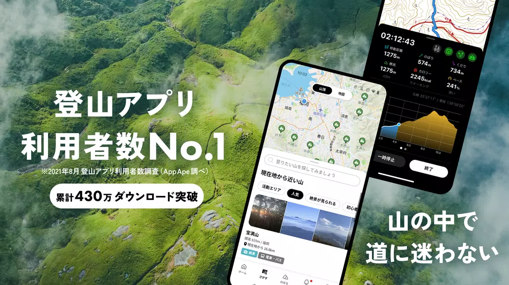 YAMAP -Social Trekking GPS App screenshot 1