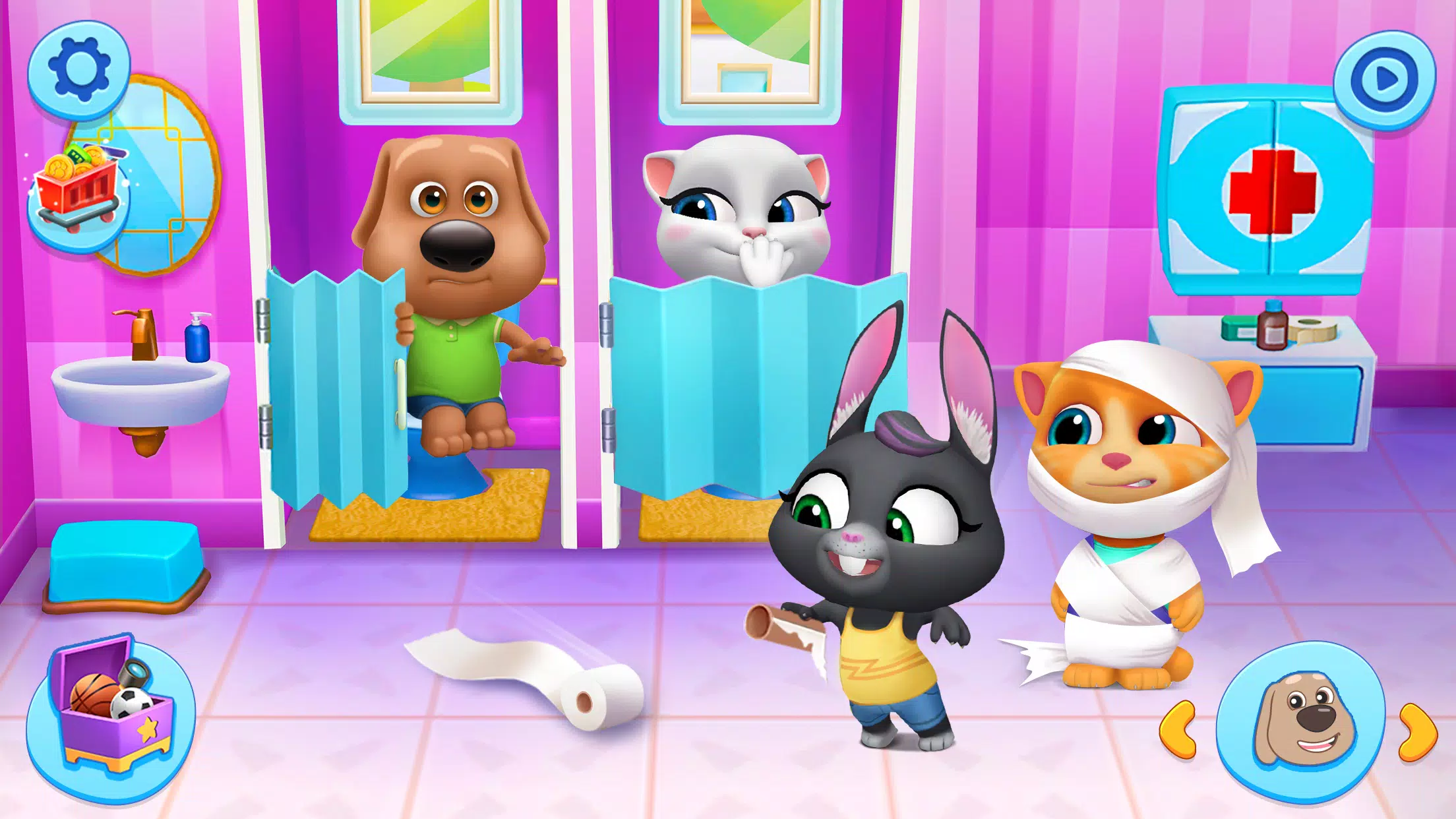 My Talking Tom Friends screenshot 2