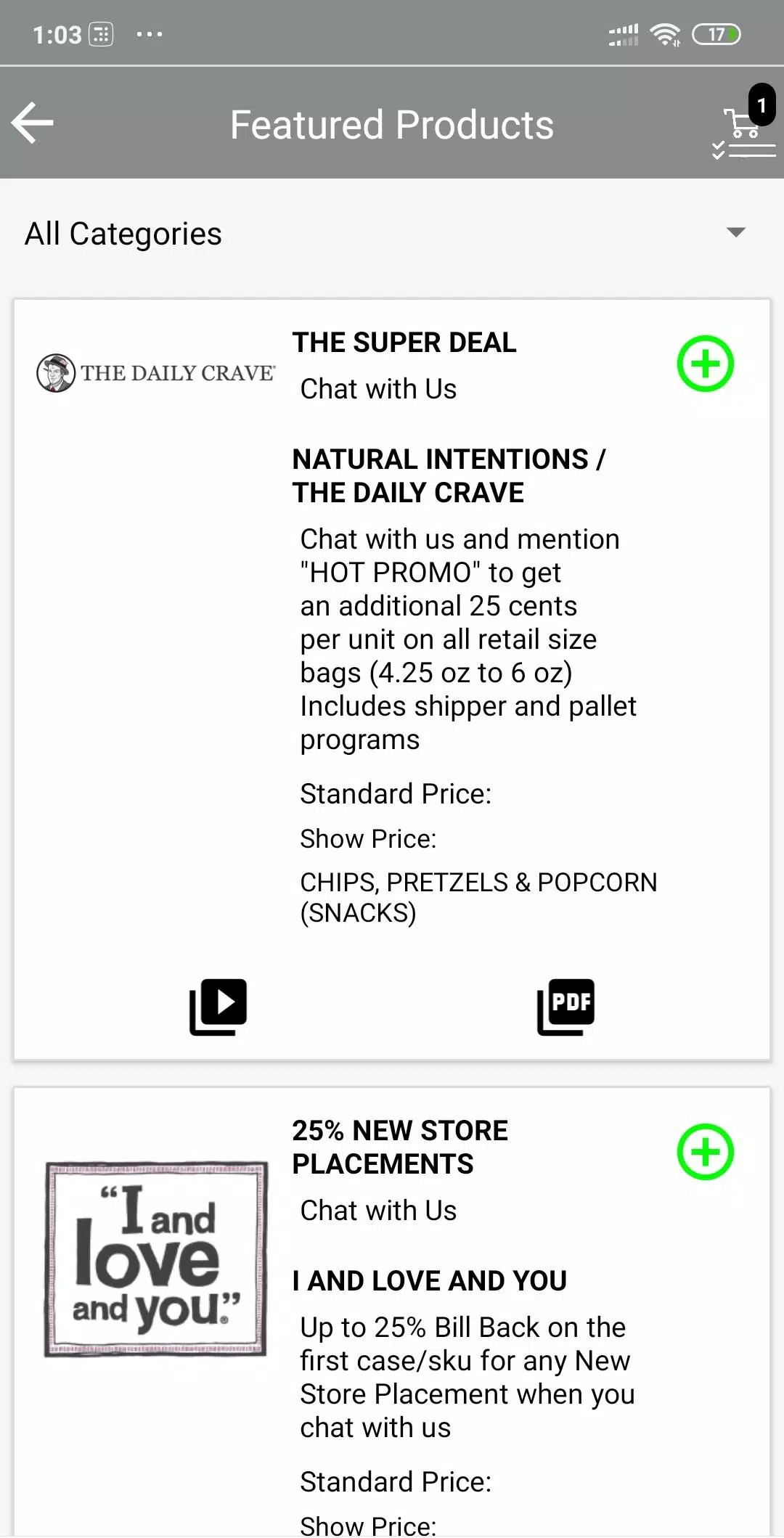 C&S Food Shows Screenshot 3