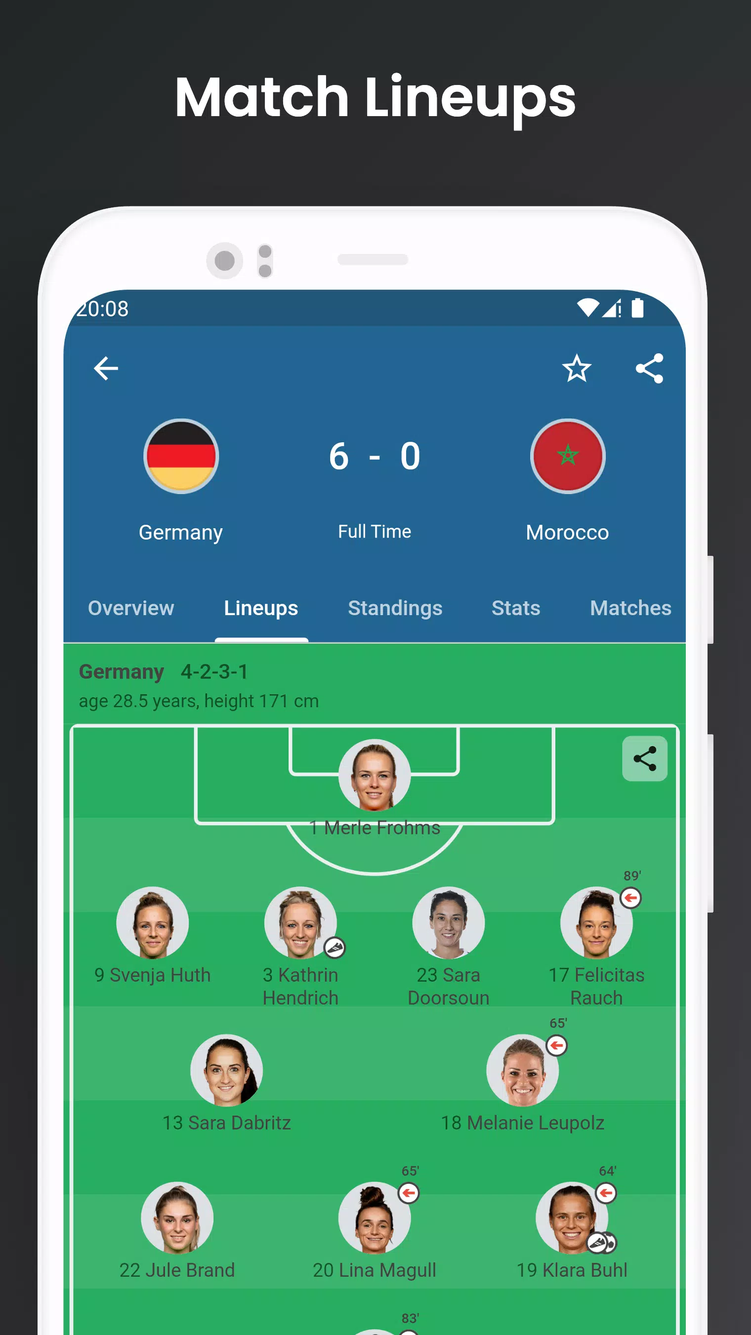 Footba11 - Soccer Live Scores Screenshot 4