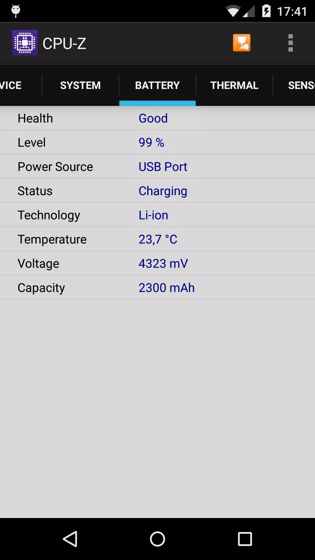 ภาพหน้าจอ CPU-Z 4