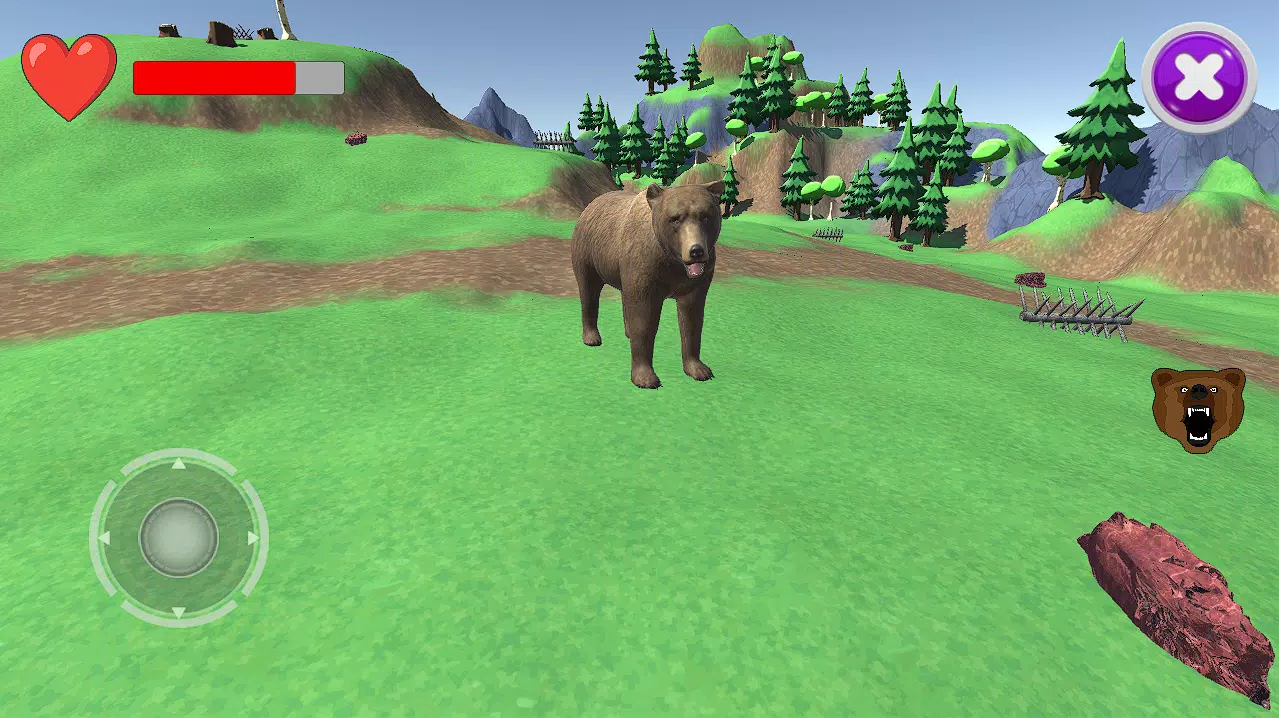 Bear simulator स्क्रीनशॉट 3