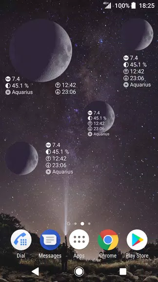 ภาพหน้าจอ Simple Moon Phase Calendar 4