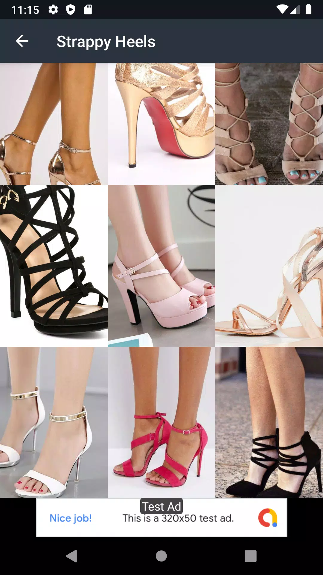 Strappy Heels Ideas Screenshot 2