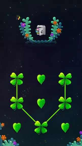 AppLock Theme Lucky Cloverスクリーンショット1