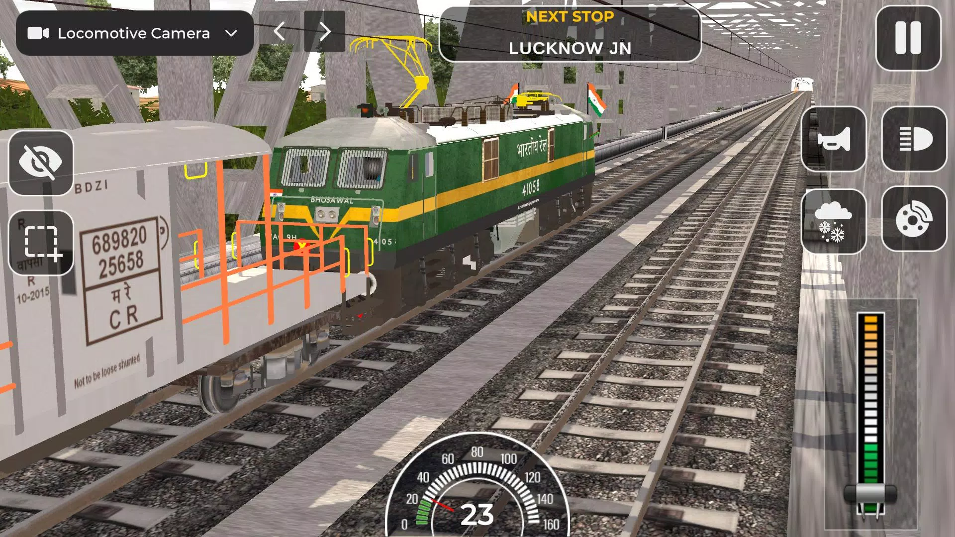 Indian Railway Train Simulator ekran görüntüsü 1