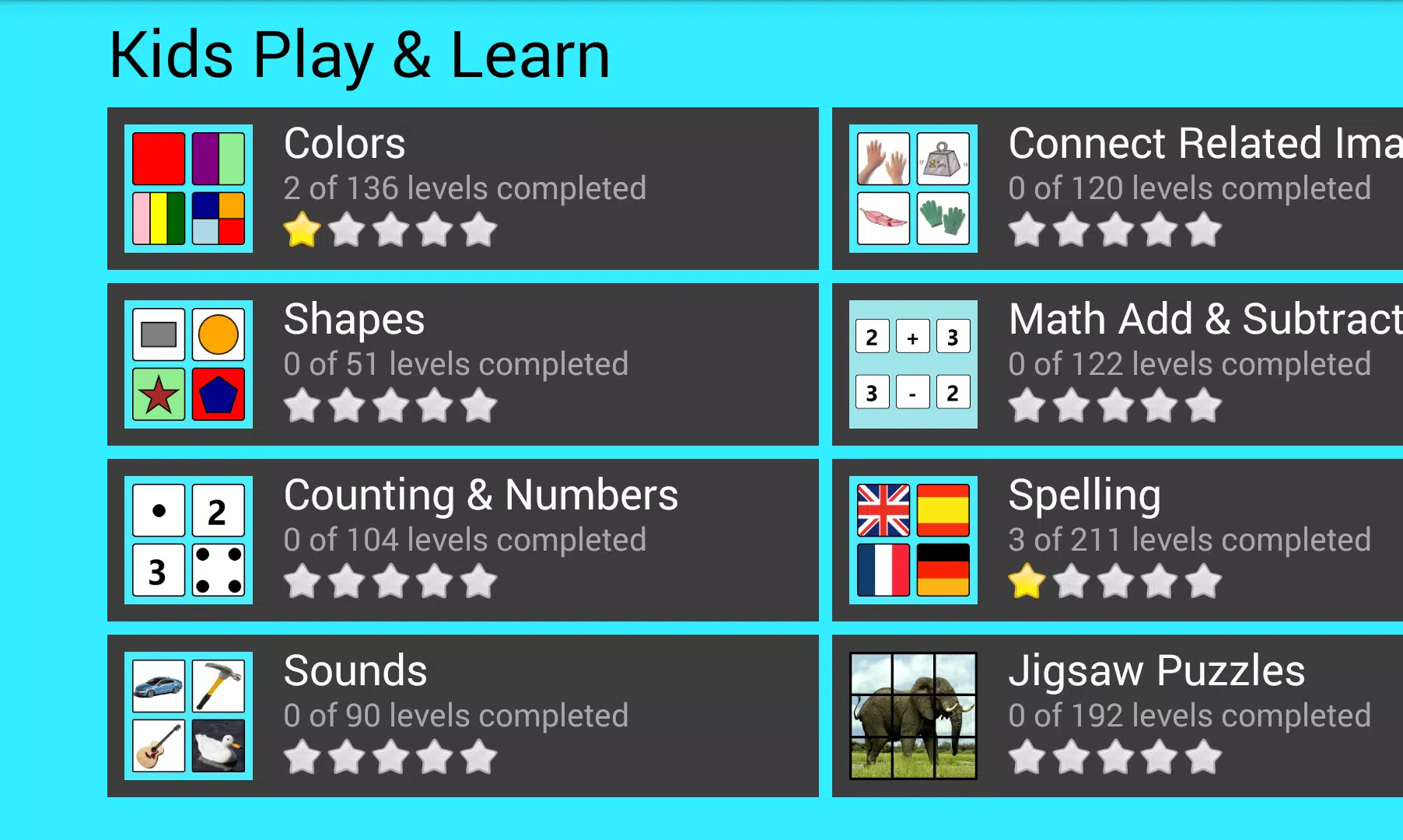 Kids Play & Learn screenshot 1