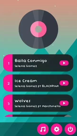 Selena Gomez Piano Tiles Game स्क्रीनशॉट 1