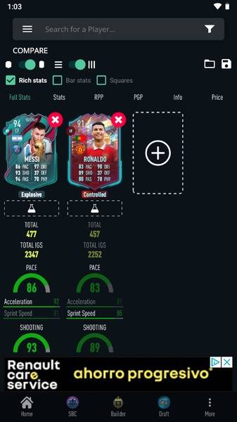 FUTBIN 24 Database & Draftスクリーンショット2