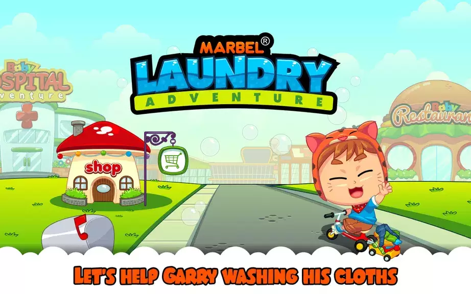 Marbel Laundry - Kids Game ကိုဖန်သားပြင်1