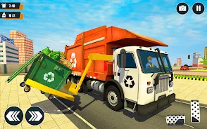 ภาพหน้าจอ Real Garbage Truck Simulator 3